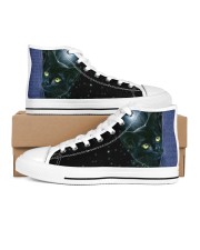 Love cat Men's High Top White Shoes inside-right-outside-right