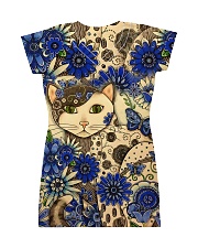 Cat Dress print All-over Dress back