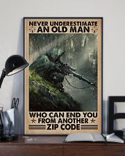 Never underestimate who can end you - zip code 11x17 Poster lifestyle-poster-2