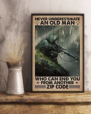 Never underestimate who can end you - zip code 11x17 Poster lifestyle-poster-3