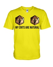 My crits are natural V-Neck T-Shirt tile
