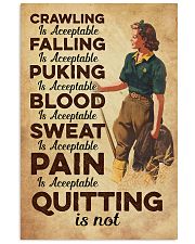 Quitting is not - Farmer 11x17 Poster front