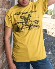 Hold your horse Classic T-Shirt apparel-classic-tshirt-lifestyle-27