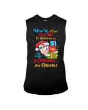 Christmas and unicorn Sleeveless Tee tile