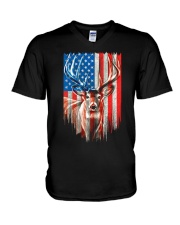 Deer US V-Neck T-Shirt tile