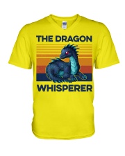The Dragon whisperer V-Neck T-Shirt tile