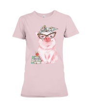 PIG TEACHER Premium Fit Ladies Tee tile