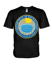 Department of edumacation V-Neck T-Shirt tile