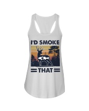 I'd Smoke that Ladies Flowy Tank tile