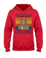 That's what i do i drink beer Hooded Sweatshirt tile