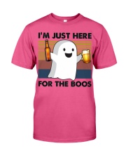 I just here for the boos Premium Fit Mens Tee tile