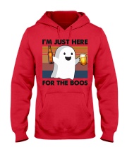 I just here for the boos Hooded Sweatshirt tile