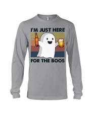 I just here for the boos Long Sleeve Tee tile