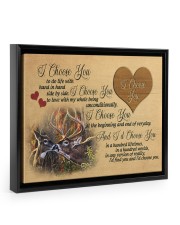 You and me we got this - Deer 14x11 Black Floating Framed Canvas Prints thumbnail