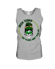 Please don't kiss me Unisex Tank tile