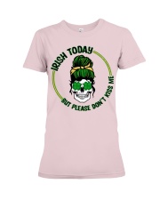 Please don't kiss me Premium Fit Ladies Tee tile