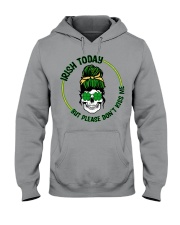 Please don't kiss me Hooded Sweatshirt tile