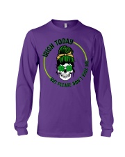 Please don't kiss me Long Sleeve Tee tile
