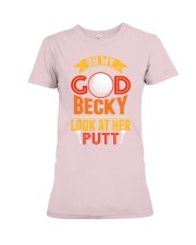 Oh my God becky Premium Fit Ladies Tee tile