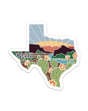 Texas Lover Sticker - Single (Vertical) front
