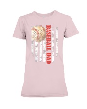 Baseball Dad Premium Fit Ladies Tee tile