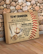 To my grandson - Grandpa - Baseball 14x11 Gallery Wrapped Canvas Prints aos-canvas-pgw-14x11-lifestyle-front-18