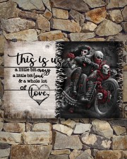 This is us - Motorcycles Skull 17x11 Poster aos-poster-landscape-17x11-lifestyle-16