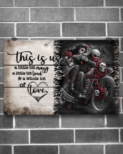 This is us - Motorcycles Skull 17x11 Poster aos-poster-landscape-17x11-lifestyle-18