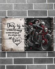 This is us - Motorcycles Skull 17x11 Poster poster-landscape-17x11-lifestyle-18
