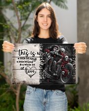 This is us - Motorcycles Skull 17x11 Poster poster-landscape-17x11-lifestyle-19