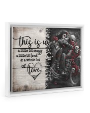 This is us - Motorcycles Skull 14x11 White Floating Framed Canvas Prints thumbnail