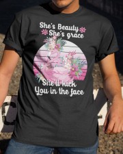 She's beauty she's grace Classic T-Shirt apparel-classic-tshirt-lifestyle-28