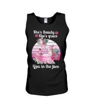 She's beauty she's grace Unisex Tank tile