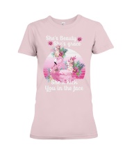 She's beauty she's grace Premium Fit Ladies Tee tile