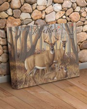 And so together - Deer love 14x11 Gallery Wrapped Canvas Prints aos-canvas-pgw-14x11-lifestyle-front-18