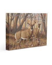 And so together - Deer love 14x11 Gallery Wrapped Canvas Prints front