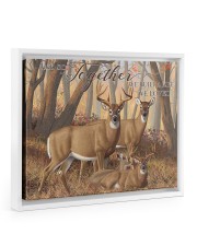 And so together - Deer love 14x11 White Floating Framed Canvas Prints thumbnail