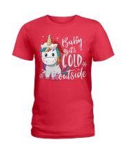 Babby it's cold outside Ladies T-Shirt tile