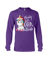 Babby it's cold outside Long Sleeve Tee tile
