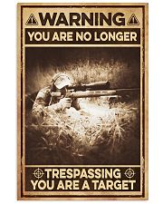 You are no longer - you are a target 11x17 Poster front