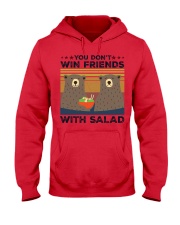 You don't win friends with salad Hooded Sweatshirt tile