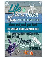 is like the ocean waves will try to knock you 11x17 Poster front