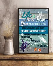is like the ocean waves will try to knock you 11x17 Poster lifestyle-poster-3