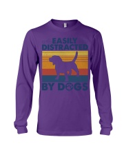 Easily Distracted by Dogs Long Sleeve Tee tile