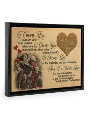 You and me we got this - Motorcycles Skull Floating Framed Canvas Prints Black tile