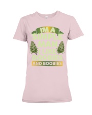 I'm a simple man Premium Fit Ladies Tee tile