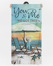 You and me we got this Premium Beach Towel aos-beach-towels-lifestyle-front-09