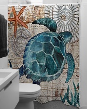 Love Turtle Shower Curtain aos-shower-curtains-71x74-lifestyle-front-04