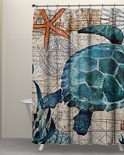 Love Turtle Shower Curtain aos-shower-curtains-71x74-lifestyle-front-05