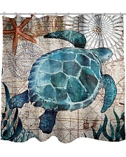 Love Turtle Shower Curtain front